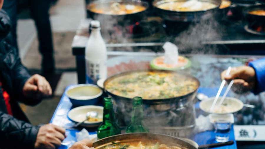 Menu maka di Korea Selatan