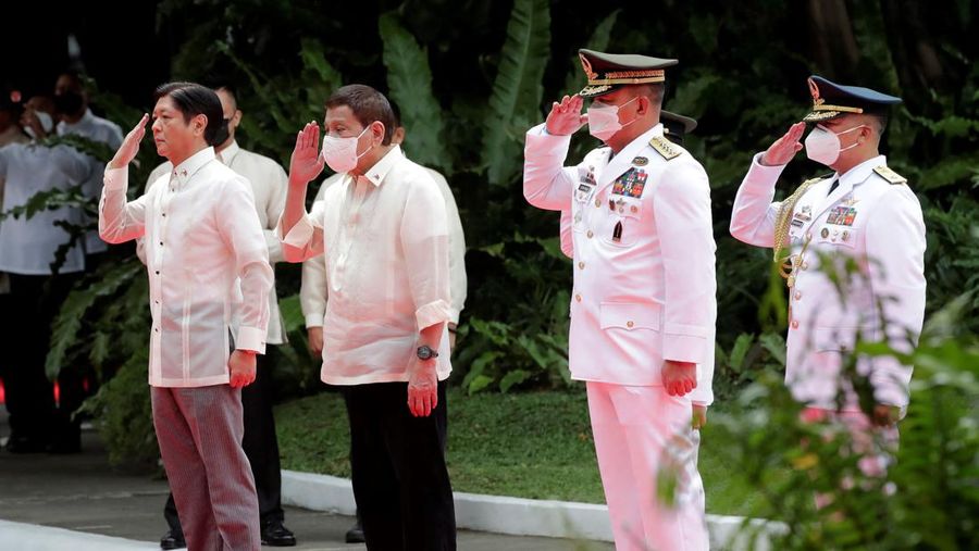 Pelantika Ferdinand Marcos Jr (POOL/AFP via Getty Images/FRANCIS R. MALASIG)