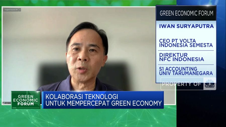 Peran Motor Lisrik Volta Percepat Akselerasi Green Economy RI (CNBC Indonesia TV)