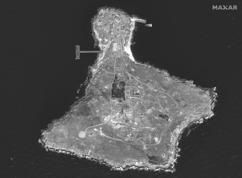 Pulau ular Ukraina. (via REUTERS/UKRAINE OPERATIONAL COMMAND SOUT) Pulau ular Ukraina. (via REUTERS/UKRAINE OPERATIONAL COMMAND SOUT)