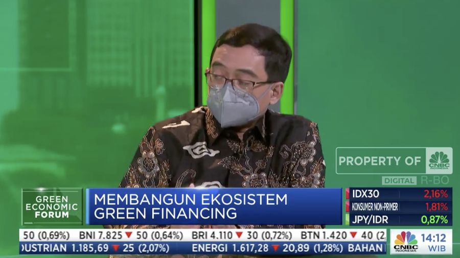 Direktur Utama PT Penjaminan Infrastruktur Indonesia M Wahid Sutopo. (Tangkapan layar CNBC Indonesia TV)