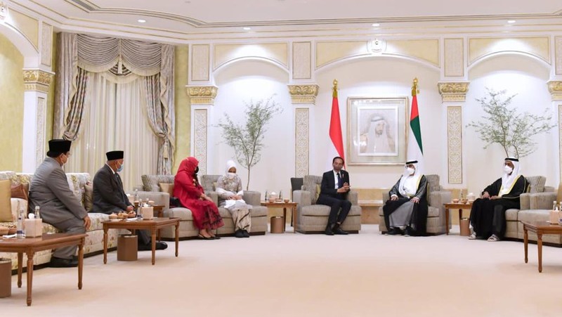foto/ Jokowi ketemu Syeh Uni Emirat di Abu Dhabi/ Foto: Muchlis Jr - Biro Pers Sekretariat Presiden