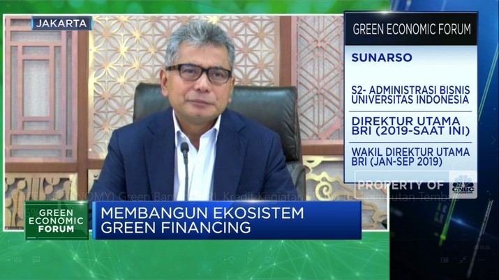 Green Banking BRI, Kredit Kegiatan Usaha Berkelanjutan Tembus 65,6% (CNBC Indonesia TV)
