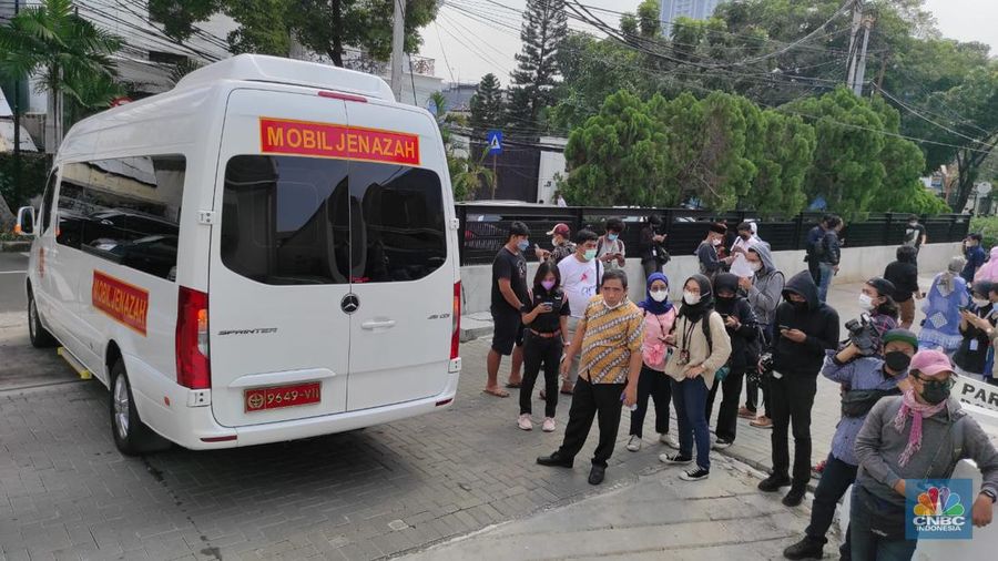 Menteri Pendayagunaan Aparatur Negara dan Reformasi Birokrasi Tjahjo Kumolo meninggal di RS Abdi Waluyo, Jakarta, Jumat (1/7/2022) pukul 11.10 WIB. (CNBC Indonesia/Andrean Kristianto)