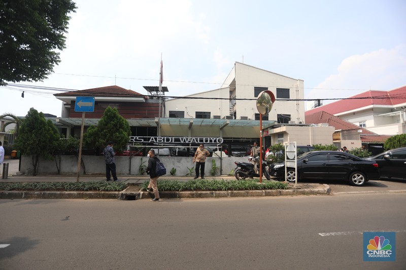 Menteri Pendayagunaan Aparatur Negara dan Reformasi Birokrasi Tjahjo Kumolo meninggal di RS Abdi Waluyo, Jakarta, Jumat (1/7/2022) pukul 11.10 WIB. (CNBC Indonesia/Andrean Kristianto)
