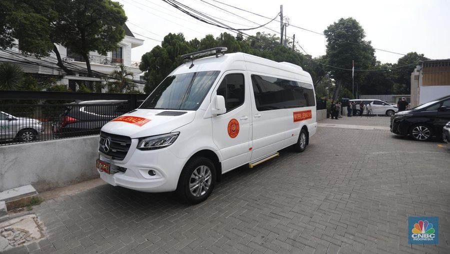 Menteri Pendayagunaan Aparatur Negara dan Reformasi Birokrasi Tjahjo Kumolo meninggal di RS Abdi Waluyo, Jakarta, Jumat (1/7/2022) pukul 11.10 WIB. (CNBC Indonesia/Andrean Kristianto)