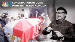 Suasana Rumah Duka Menteri Tjahjo Kumolo