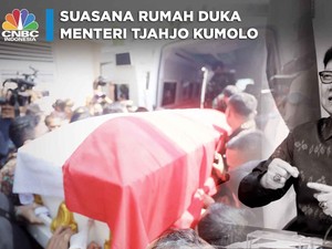 Suasana Rumah Duka Menteri Tjahjo Kumolo
