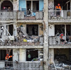 Ledakan Guncang Mykolaiv Ukraina, 21 Orang Tewas Kena Rudal