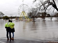Potret Sydney Banjir: Jalan Putus, Daratan Berubah Jadi Danau