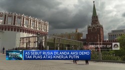 AS Sebut Rusia Dilanda Aksi Demo Tak Puas Atas Kinerja Putin