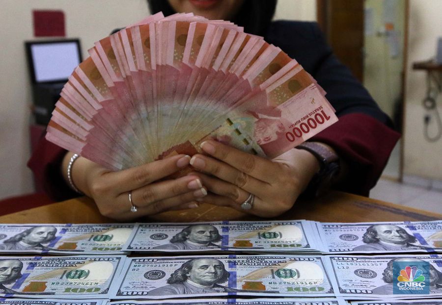Ilustrasi dolar Amerika Serikat (AS)