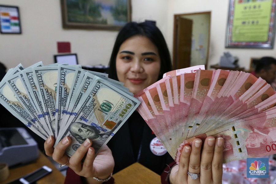 Ilustrasi dolar Amerika Serikat (AS)