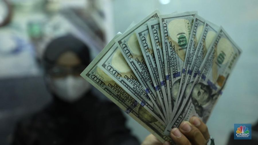 Ilustrasi dolar Amerika Serikat (AS). (CNBC Indonesia/ Tri Susilo)