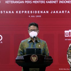 Kabar Baik Menkes: RI Sudah Lewati Puncak Kasus BA.4 & BA.5