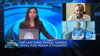 Kala Inflasi Naik, Emas Diproyeksi ke Bawah USD 1.800/Oz