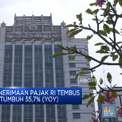 Top! Penerimaan Pajak RI H1-2022Tembus Rp 868,3 Triliun