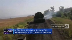 Putin Puji Pasukan Rusia Atas 'Kemenangan' di Luhansk Ukraina