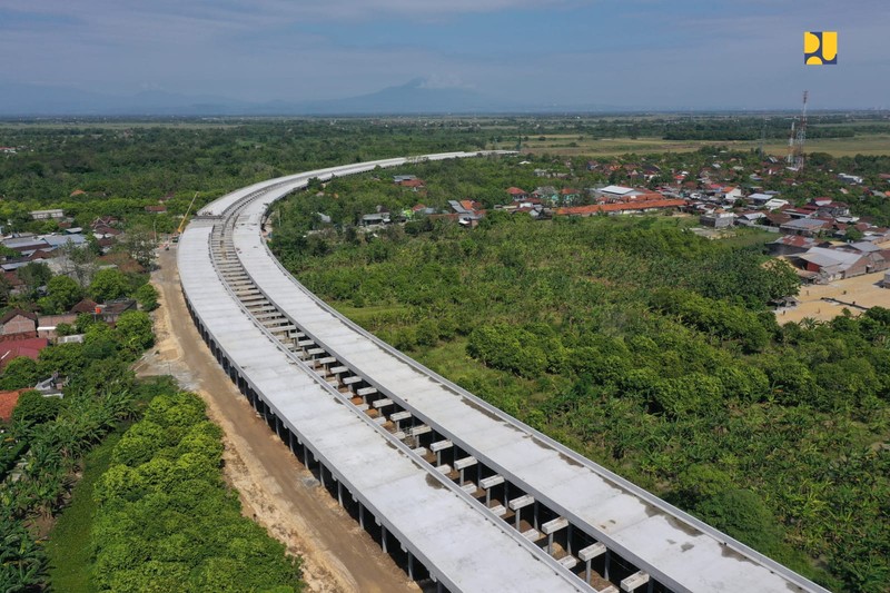 Jalan Tol Semarang - Demak Jalan Tol Semarang - Demak. (Dok Kementerian PUPR)