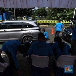 Begini Penampakan Uji Emisi Kendaraan Gratis di Jakarta