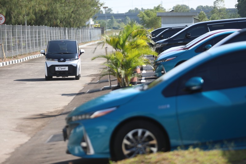 xEV Center” yang merupakan fasilitas pembelajaran dan pengembangan kapabilitas elektrifikasi serta energi hijau milik PT Toyota Motor Manufacturing Indonesia (TMMIN). (CNBC Indonesia/Muhammad Sabki) xEV Center” yang merupakan fasilitas pembelajaran dan pengembangan kapabilitas elektrifikasi serta energi hijau milik PT Toyota Motor Manufacturing Indonesia (TMMIN). (CNBC Indonesia/Muhammad Sabki)