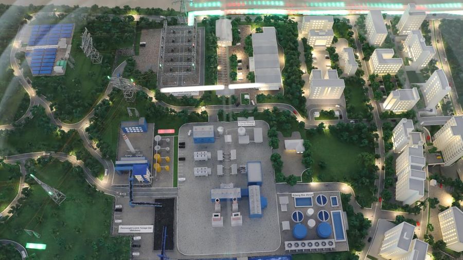 xEV Center” yang merupakan fasilitas pembelajaran dan pengembangan kapabilitas elektrifikasi serta energi hijau milik PT Toyota Motor Manufacturing Indonesia (TMMIN). (CNBC Indonesia/Muhammad Sabki)
