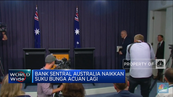 Bank Sentral Australia Naikkan Suku Bunga 50 Bps