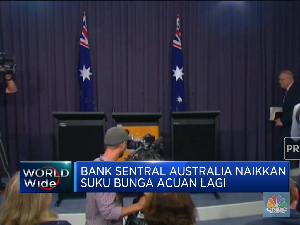 Bank Sentral Australia Naikkan Suku Bunga 50 Bps