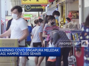 Warning! Covid Singapura Meledak Lagi, Hampir 13.000 Sehari