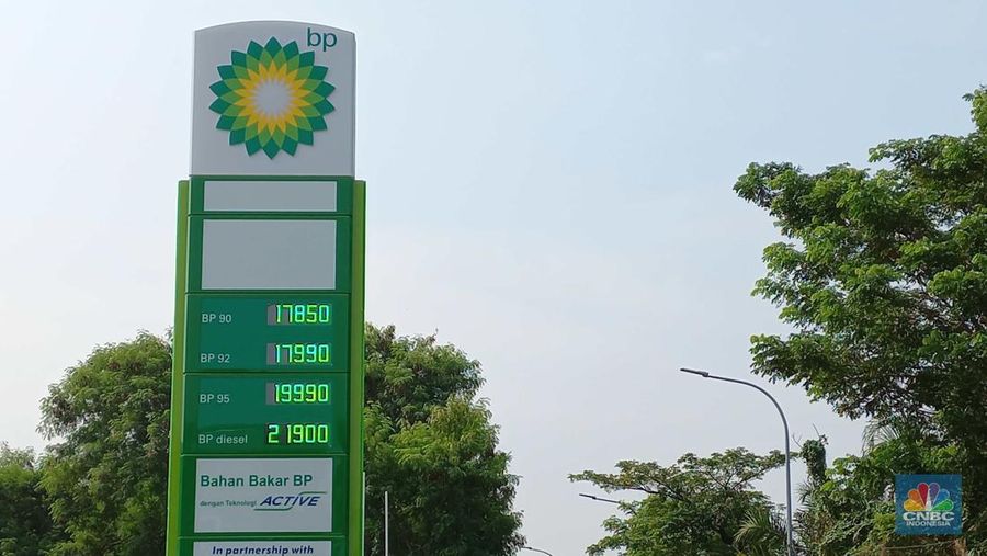 SPBU British Petroleum (BP). (վ/ Muhammad Sabki)