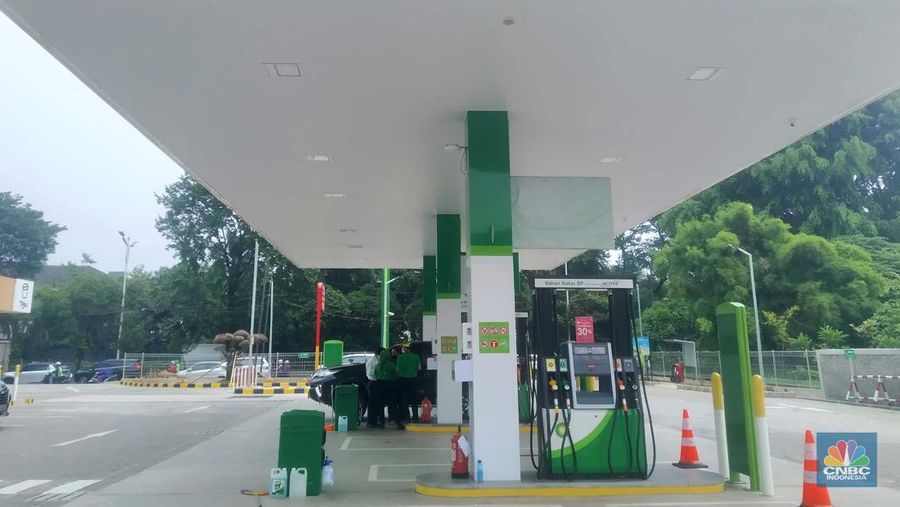 SPBU British Petroleum (BP). (վ/ Muhammad Sabki)