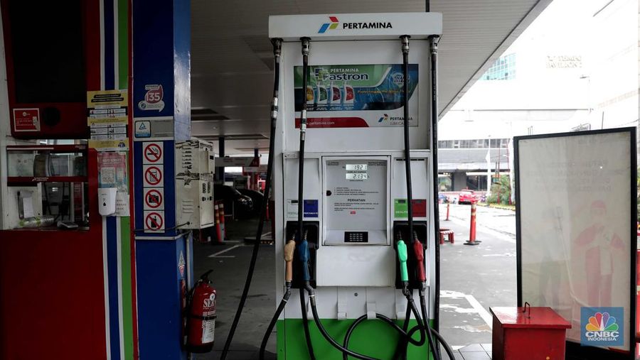 SPBU Pertamina (CNBC Indonesia/ Muhamaad Sabki)
