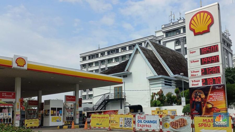 SPBU British Petroleum (BP). (վ/ Muhammad Sabki)