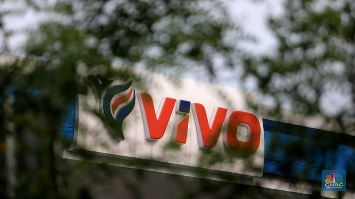 SPBU VIVO SPBU VIVO. (CNBC Indonesia/ Muhammad Sabki)