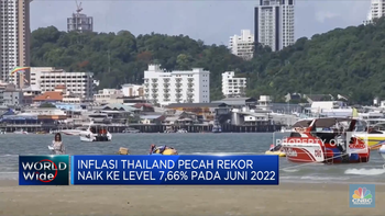 Inflasi Thailand Pecah Rekor, Tembus 7,66% (yoy)