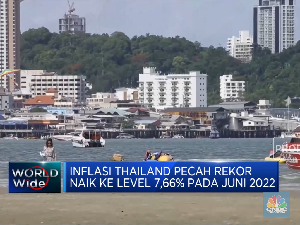 Inflasi Thailand Pecah Rekor, Tembus 7,66% (yoy)