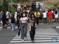 SCBD Ganti Nama! ABG Citayam-Bojong 'Kuasai' Sudirman