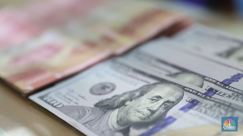Ilustrasi dolar Amerika Serikat (USD). Ilustrasi dolar Amerika Serikat (USD). (CNBC Indonesia/ Muhammad Sabki)