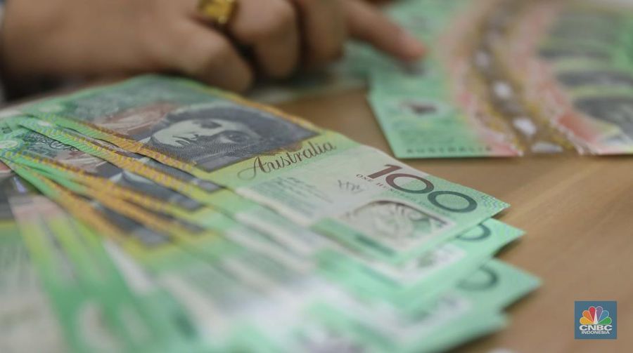 Ilustrasi dolar Australia (CNBC Indonesa/ Muhammad Sabki)