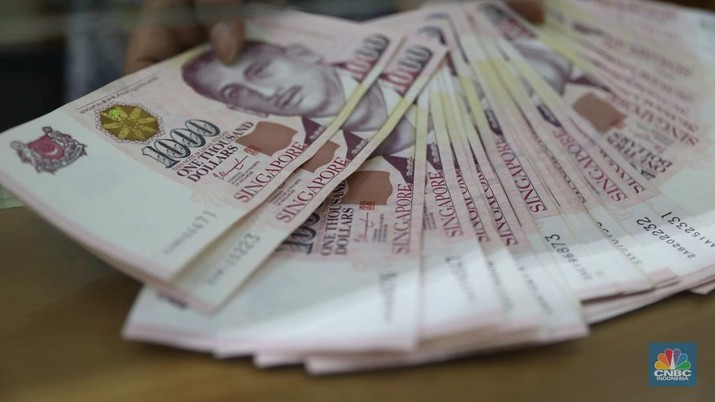 Ilustrasi dolar Singapura (CNBC Indonesa/ Muhammad Sabki)