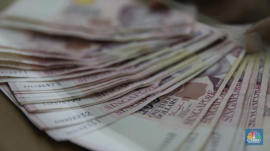 Ilustrasi dolar Singapura (CNBC Indonesa/ Muhammad Sabki)