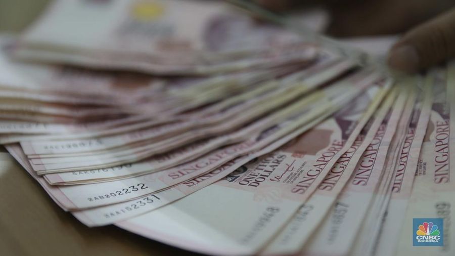 Ilustrasi dolar Singapura (CNBC Indonesa/ Muhammad Sabki)