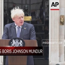 Pernyataan Lengkap Pengunduran Diri PM Inggris Boris Johnson