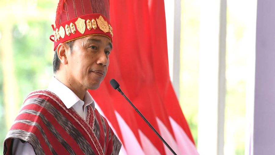 Presiden Joko Widodo dalam Acara Puncak Peringatan Hari Keluarga Nasional Ke-29 Tahun 2022, Medan, 7 Juli 2022. (Foto: Rusman - Biro Pers Sekretariat Presiden)