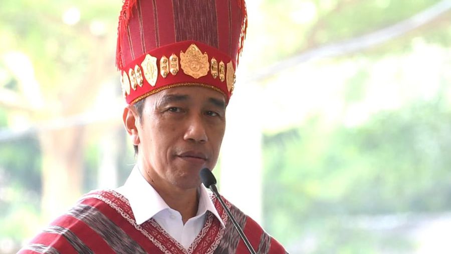 Presiden Joko Widodo dalam Acara Puncak Peringatan Hari Keluarga Nasional Ke-29 Tahun 2022, Medan, 7 Juli 2022. (Foto: Rusman - Biro Pers Sekretariat Presiden)