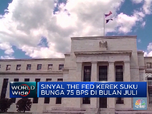 The Fed Siap Kerek Lagi Suku Bunga 50-75 Bps