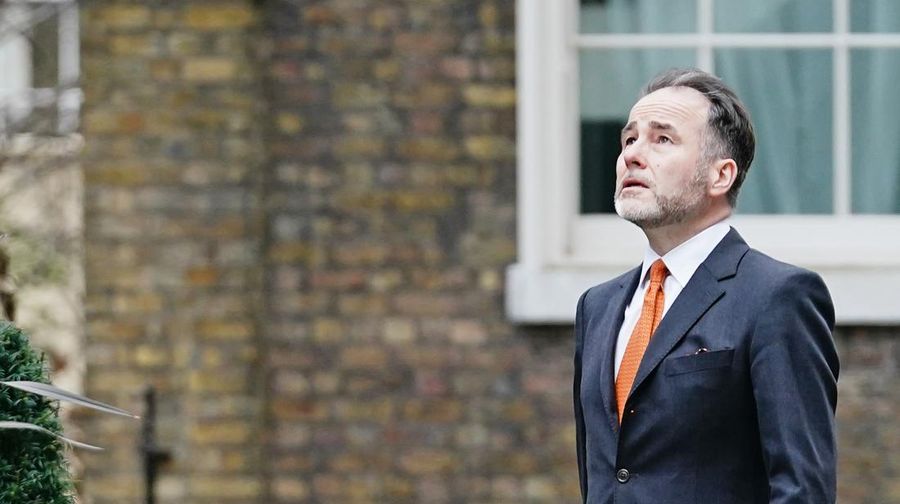 Minister of State (Department for Levelling Up, Housing and Communities) Christopher Pincher in Downing Street, London, as Prime Minister Boris Johnson reshuffles his Cabinet. Picture date: Tuesday February 8, 2022. (Photo by Aaron Chown/PA Images via Getty Images)