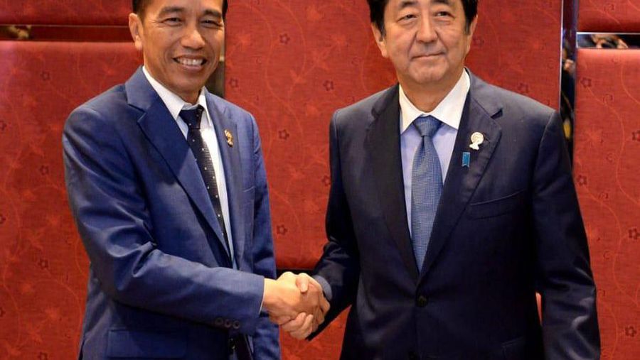 Jokowi dan Shinzo Abe