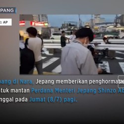 Penghormatan Terakhir Untuk Shinzo Abe