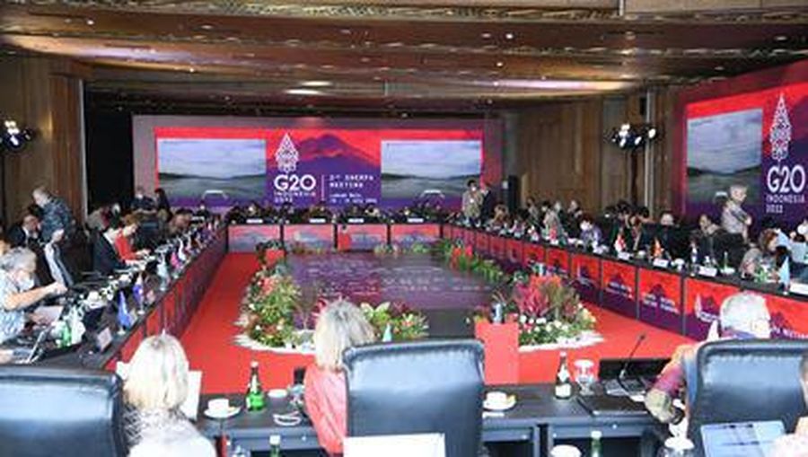 2nd Sherpa Meeting di Labuan Bajo, Minggu (10/7/2022) secara virtual. (Ist Amiri Yandi/InfoPublik.id/)